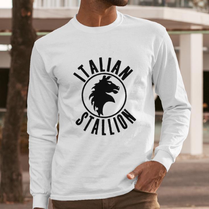 Italian Stallion Rock Long Sleeve T-Shirt Gifts for Him