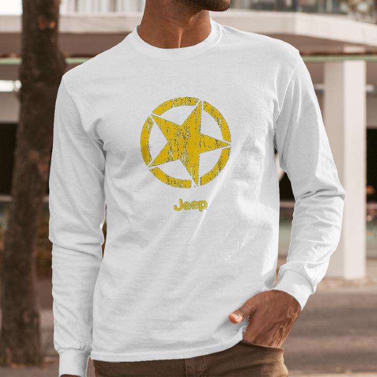 Jeep Willys Star Long Sleeve T-Shirt Gifts for Him