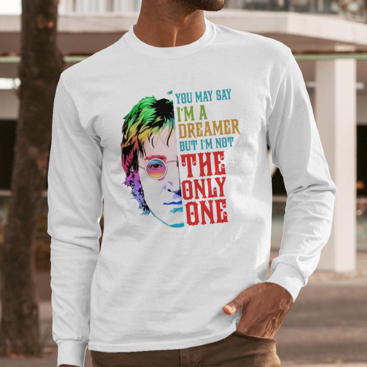 John Lennon Dreamer Long Sleeve T-Shirt Gifts for Him