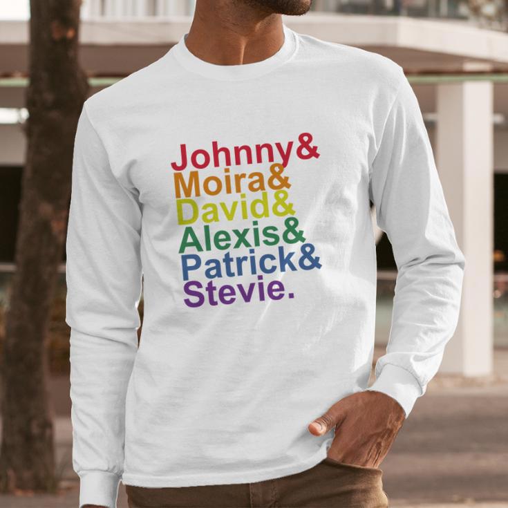 Johnny Moira David Alexis Patrick Stevie Pride Schitts Creek Classic Long Sleeve T-Shirt Gifts for Him