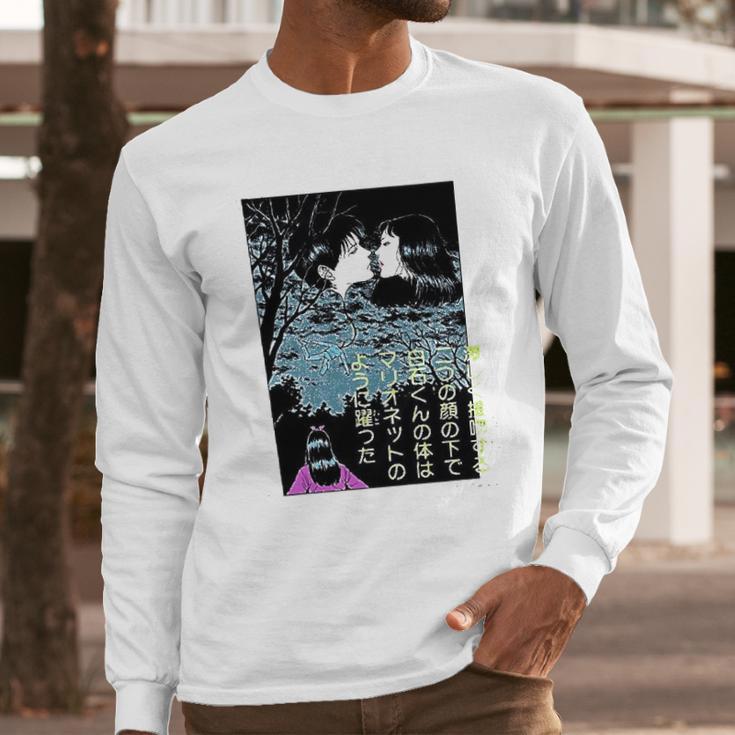 Junction Junji Ito Balloon Kiss Light Weight Crew Long Sleeve T-Shirt Gifts for Him