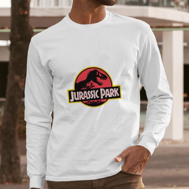 Jurassic Park Logo Long Sleeve T-Shirt Gifts for Him