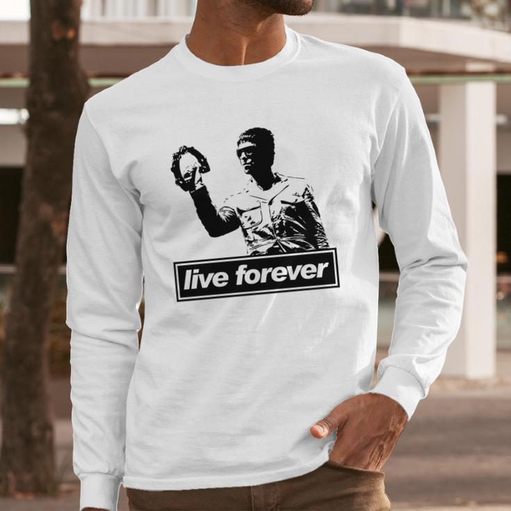 Liam Gallagher Live Forever Long Sleeve T-Shirt Gifts for Him