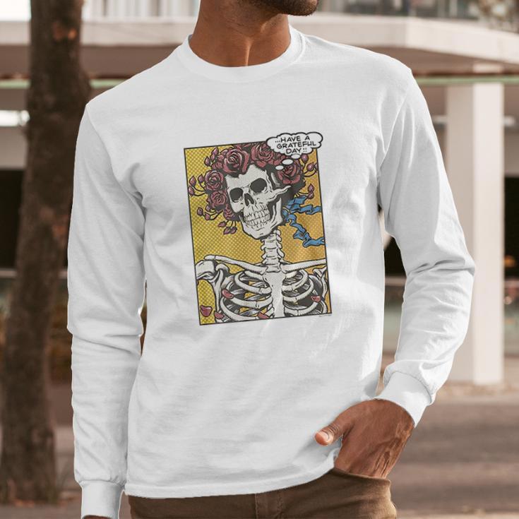 Liquid Blue Dead Pop Art Bertha Have A Grateful Ss Long Sleeve T-Shirt Gifts for Him