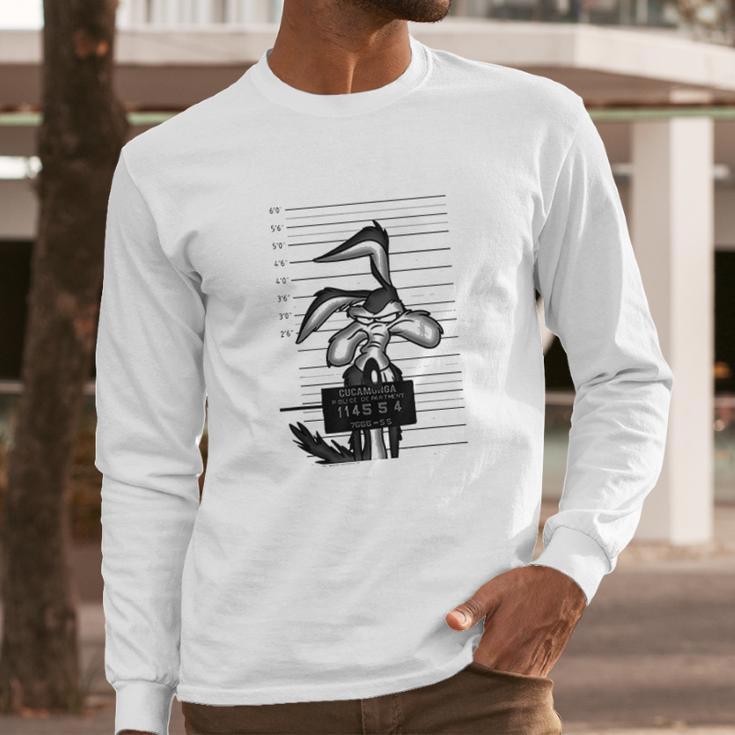 Looney Tunes Wile E Coyote Busted Long Sleeve T-Shirt Gifts for Him