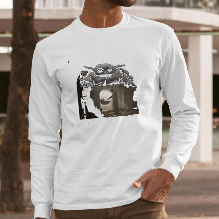 The Mandalorian The Child Mando Long Sleeve T-Shirt Gifts for Him