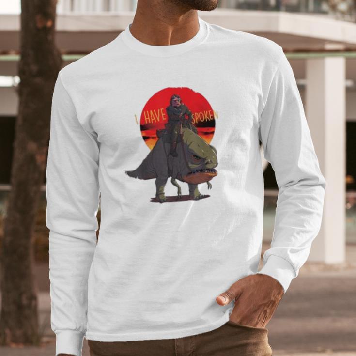 The Mandalorian Kuiil Blurrg I Have Spoken Long Sleeve T-Shirt Gifts for Him