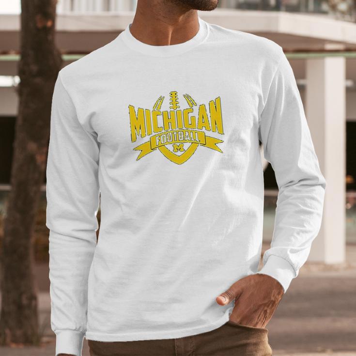 Michigan Football Long Sleeve T-Shirt Gifts for Him