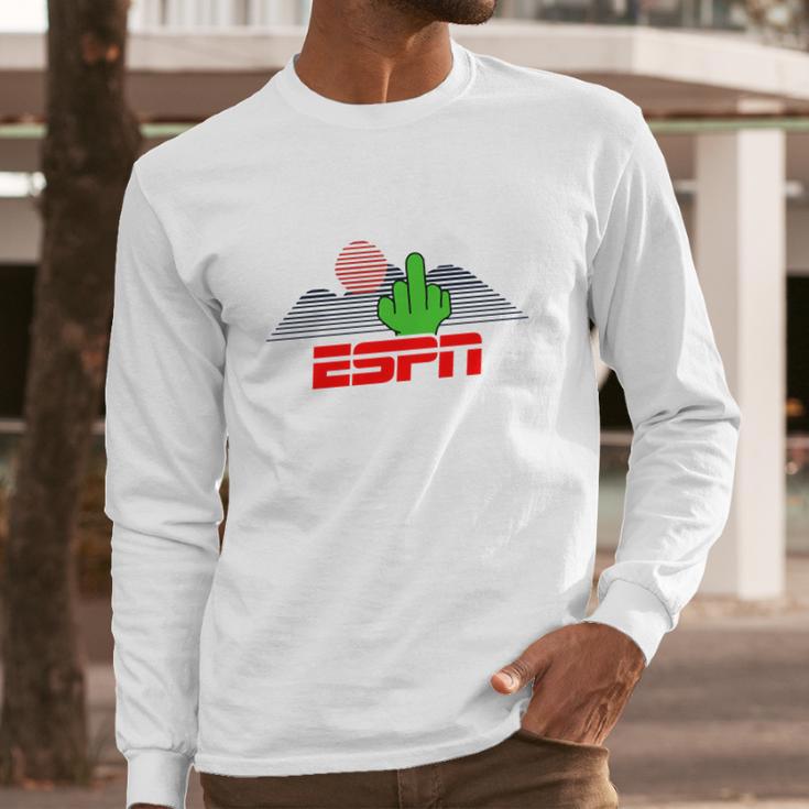 Middle Finger To Espn Long Sleeve T-Shirt Gifts for Him