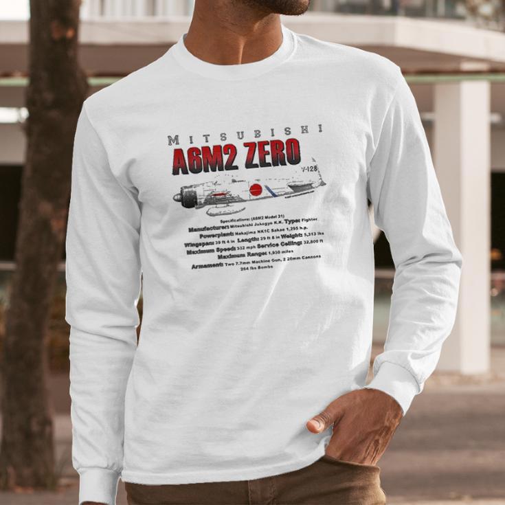 Mitsubishi Zero Long Sleeve T-Shirt Gifts for Him