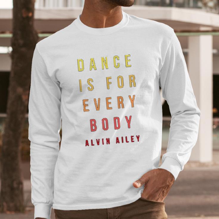 Modern Dance Alvin Ailey Dancer Long Sleeve T-Shirt Gifts for Him