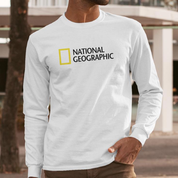 National Geographic Simple Long Sleeve T-Shirt Gifts for Him