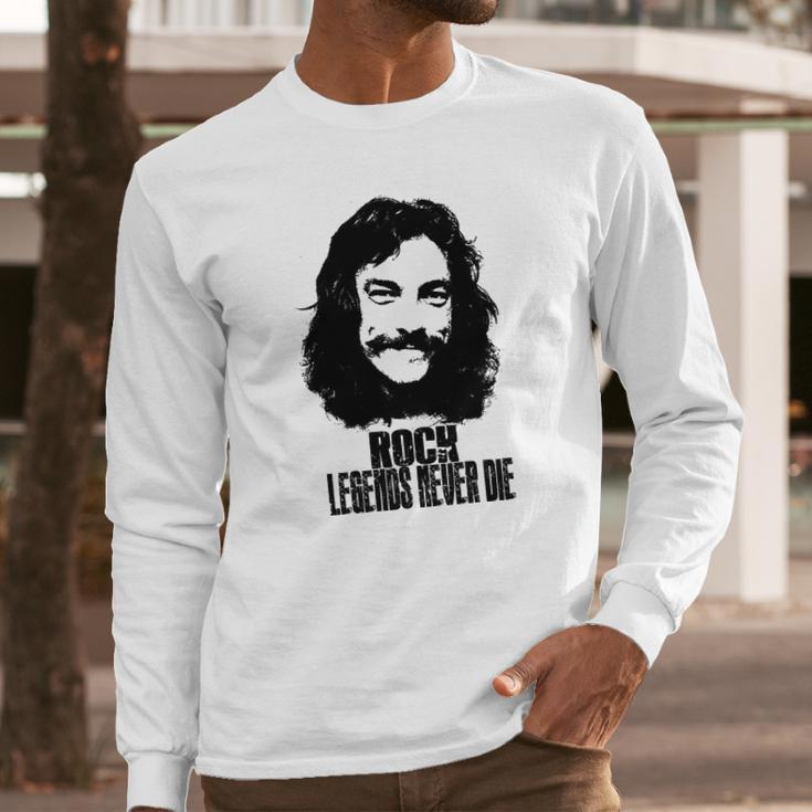 Neil Peart Rock Legends Never Die Long Sleeve T-Shirt Gifts for Him