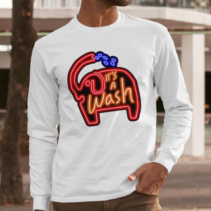 Neon Its A Wash Logo From Steven UniverseShirt S1116 Long Sleeve T-Shirt Gifts for Him