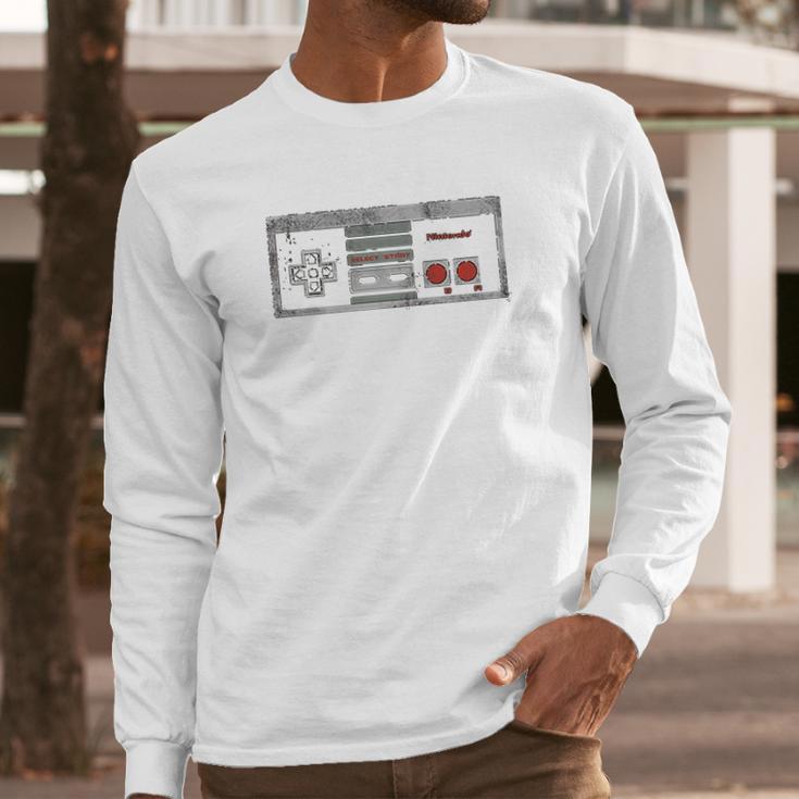 Nintendo Nes Controller Retro Vintage Long Sleeve T-Shirt Gifts for Him