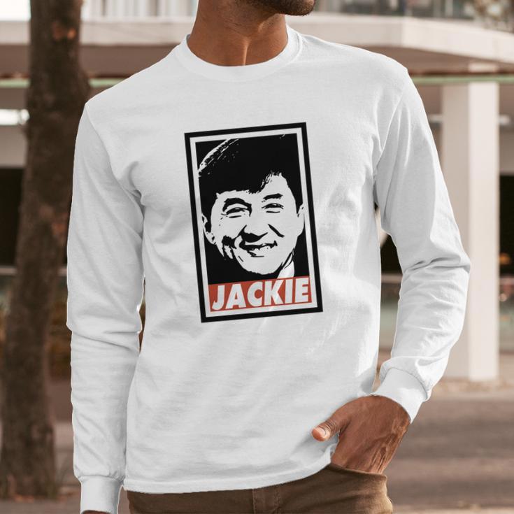 Obey Jackie Chan Long Sleeve T-Shirt Gifts for Him