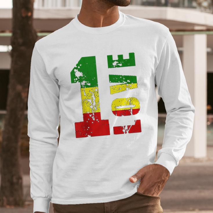 One Love Jamaica Rasta Reggae Music Caribbean Pride Long Sleeve T-Shirt Gifts for Him