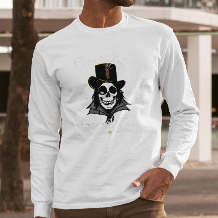 Original New Orleans Voodoo Doctor Goth Skull Halloween Shirt Long Sleeve T-Shirt Gifts for Him