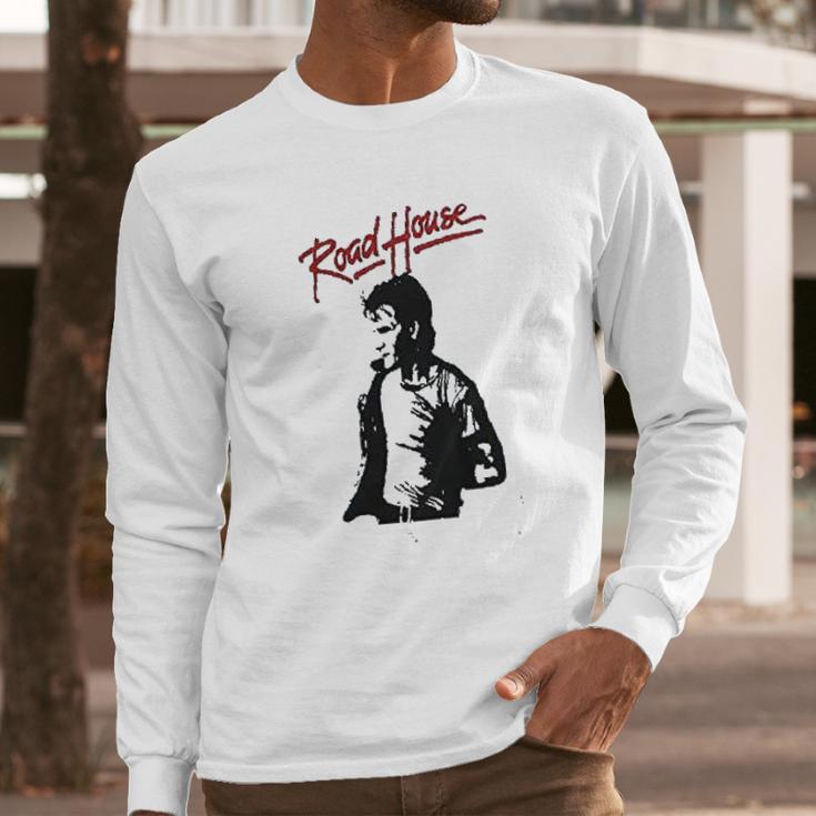 Patrick Swayze Road House Long Sleeve T-Shirt Gifts for Him