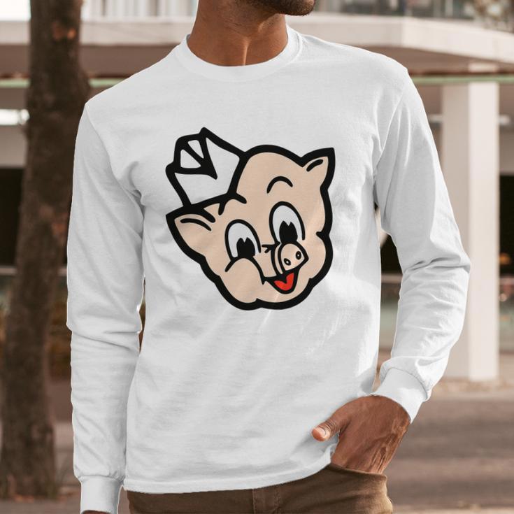 Piggly Wiggly Mascot Long Sleeve T-Shirt Gifts for Him