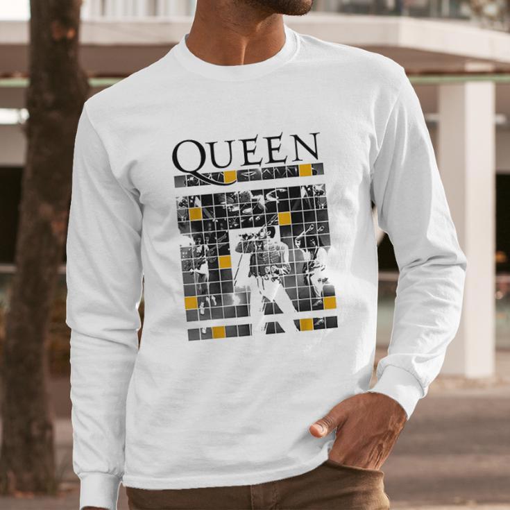 Queen Official Live Concert Blocks Long Sleeve T-Shirt Gifts for Him