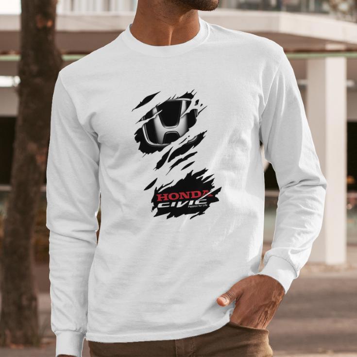 Ra Honda Civic Long Sleeve T-Shirt Gifts for Him