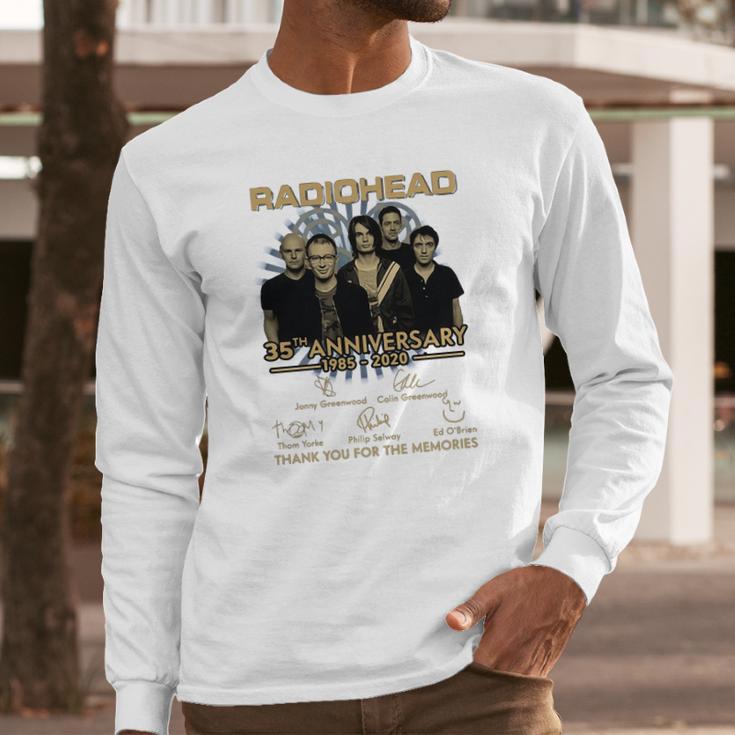 Radiohead 35Th Anniversary Long Sleeve T-Shirt Gifts for Him