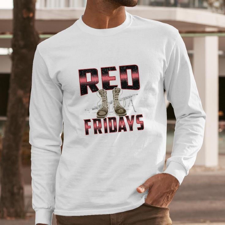 Remember Deployed Cousin Red Fridays Long Sleeve T-Shirt Gifts for Him