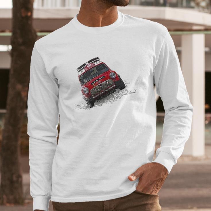 Retroclassic Rally Mini Cooper Classic Sports Car Long Sleeve T-Shirt Gifts for Him