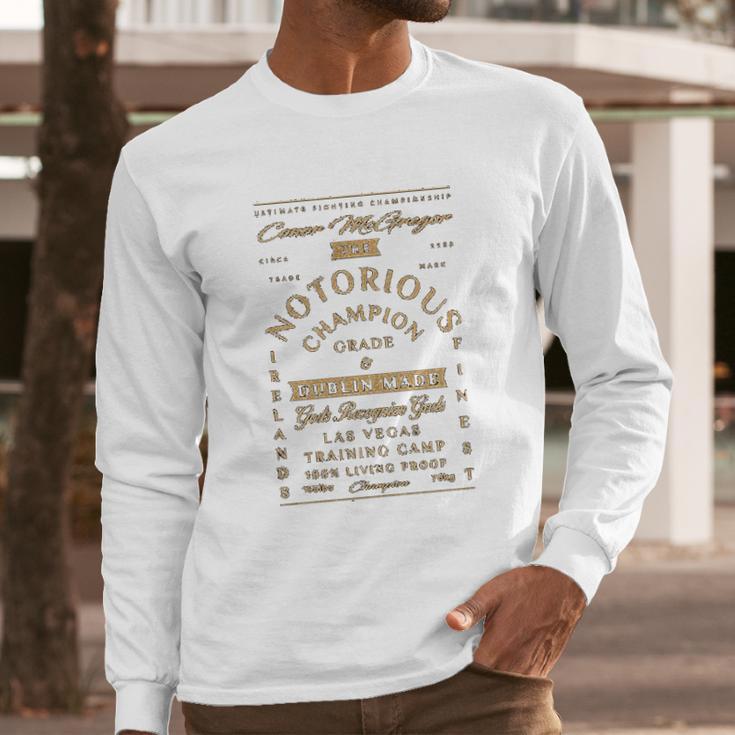 Revel Shore Mens Conor Mcgregor Long Sleeve T-Shirt Gifts for Him