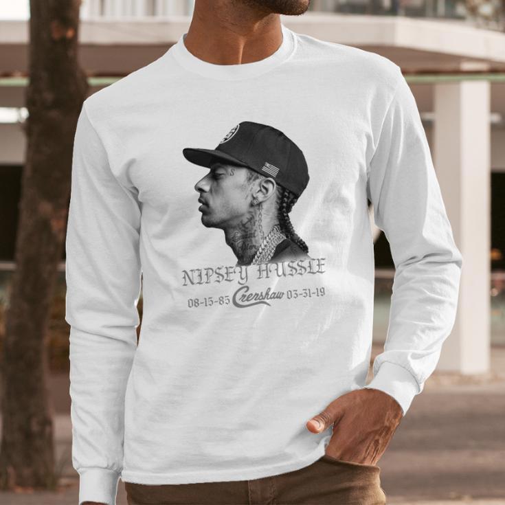 Rip Nipsey Hussle 87676 Long Sleeve T-Shirt Gifts for Him