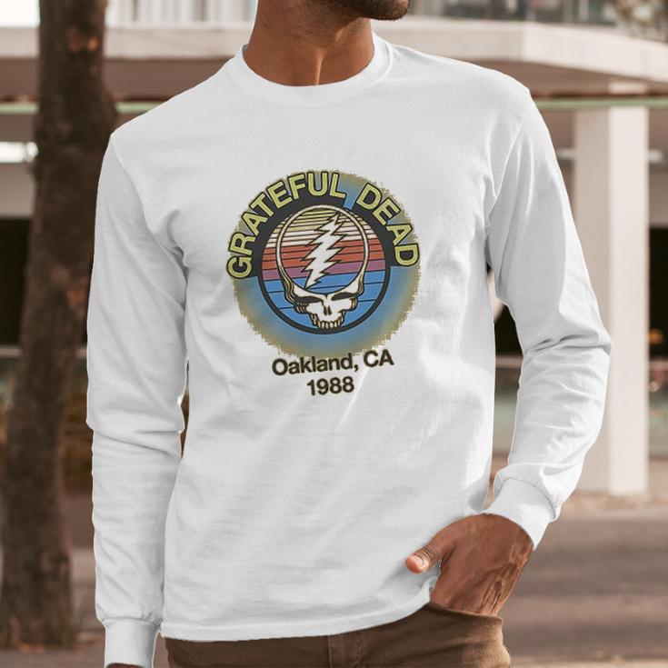 Ripple Junction Grateful Dead Adult Unisex Oakland 88 Light Weight 100 Cotton Crew Long Sleeve T-Shirt Gifts for Him