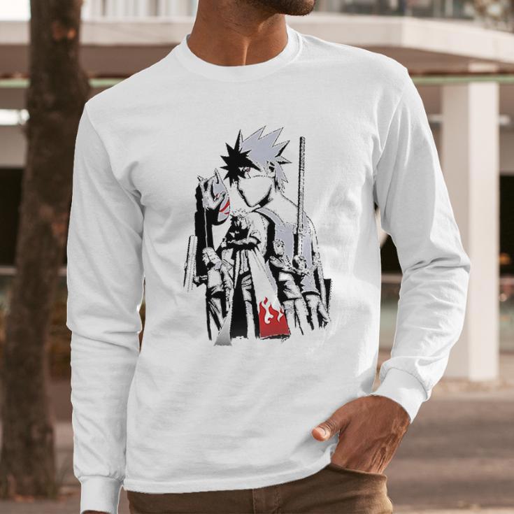 Ripple Junction Naruto Shippuden Adult Kakashi Story Light Weight Crew Long Sleeve T-Shirt Gifts for Him