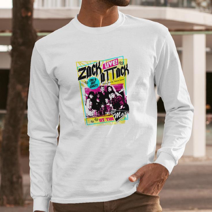 Saved By The Bell Zack Attack Live Long Sleeve T-Shirt Gifts for Him