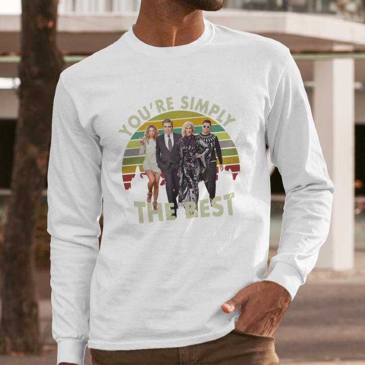 Schitts Creek You Are Simply The Best Long Sleeve T-Shirt Gifts for Him