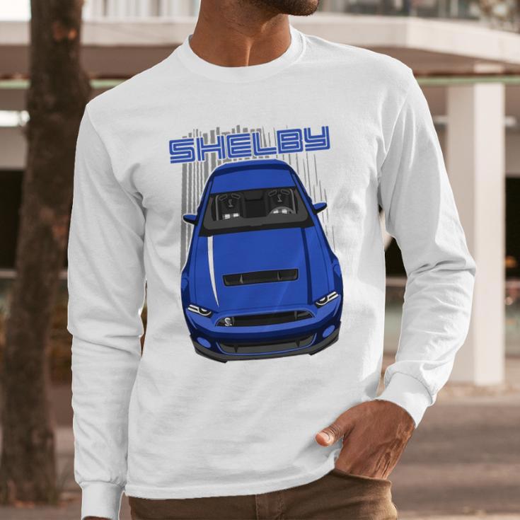 Shelby Gt500 S197 Blue Long Sleeve T-Shirt Gifts for Him