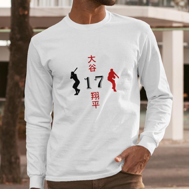 Shohei Ohtani Profesional Player Long Sleeve T-Shirt Gifts for Him