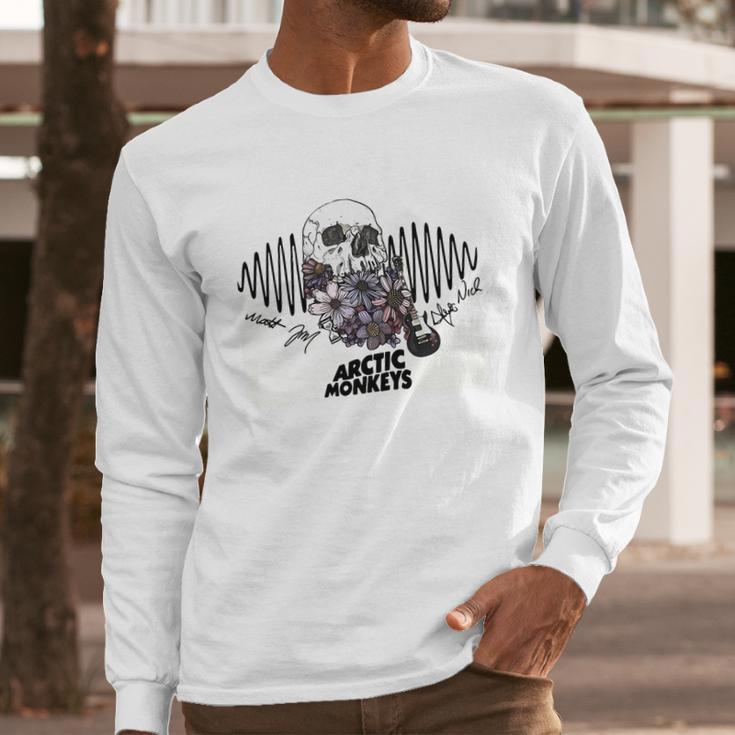 Skull Arctic Monkeys Long Sleeve T-Shirt Gifts for Him