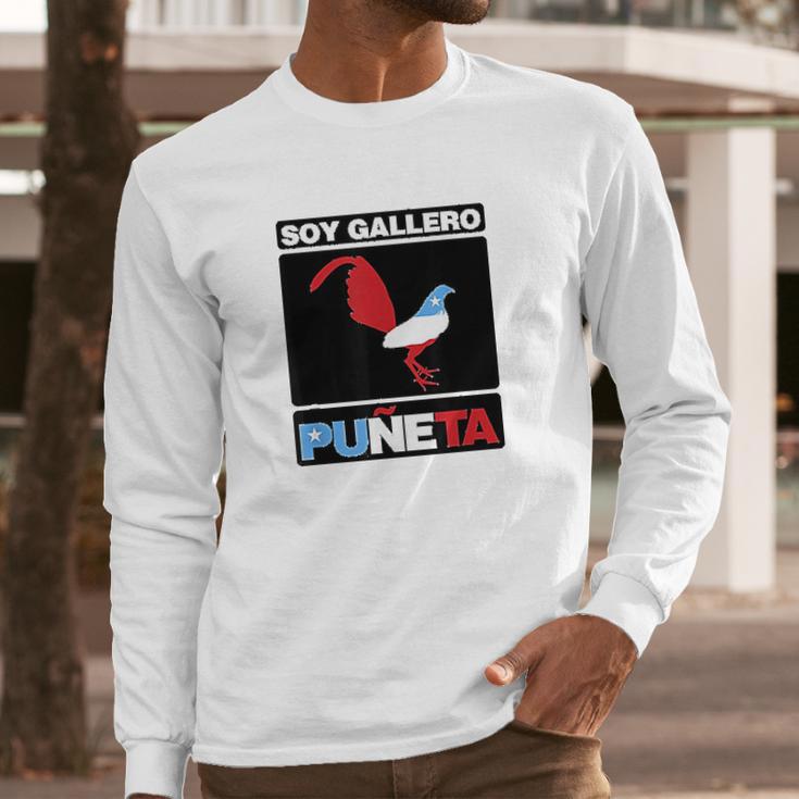 Soy Gallero Boricua Long Sleeve T-Shirt Gifts for Him