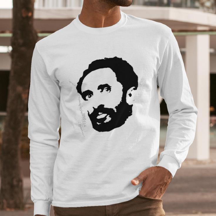 Spreadshirt Haile Selassie Long Sleeve T-Shirt Gifts for Him