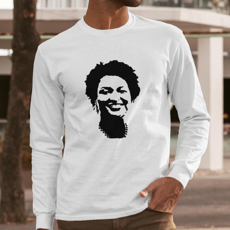 Stacey Abrams Portrait Gift Long Sleeve T-Shirt Gifts for Him