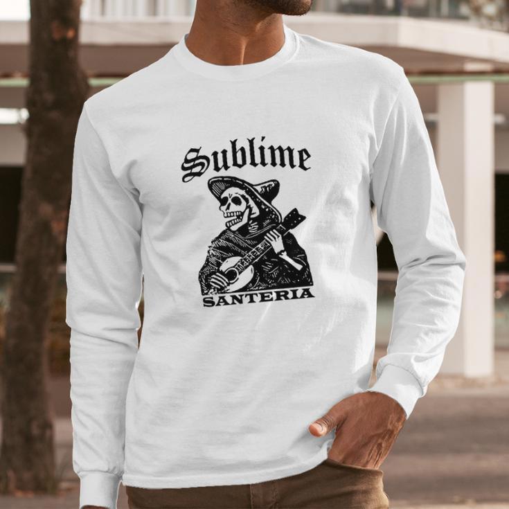 Sublime Santeria Skeleton Long Sleeve T-Shirt Gifts for Him