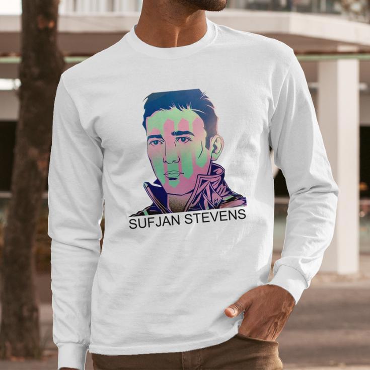 Sufjan Stevens Tshirt Long Sleeve T-Shirt Gifts for Him