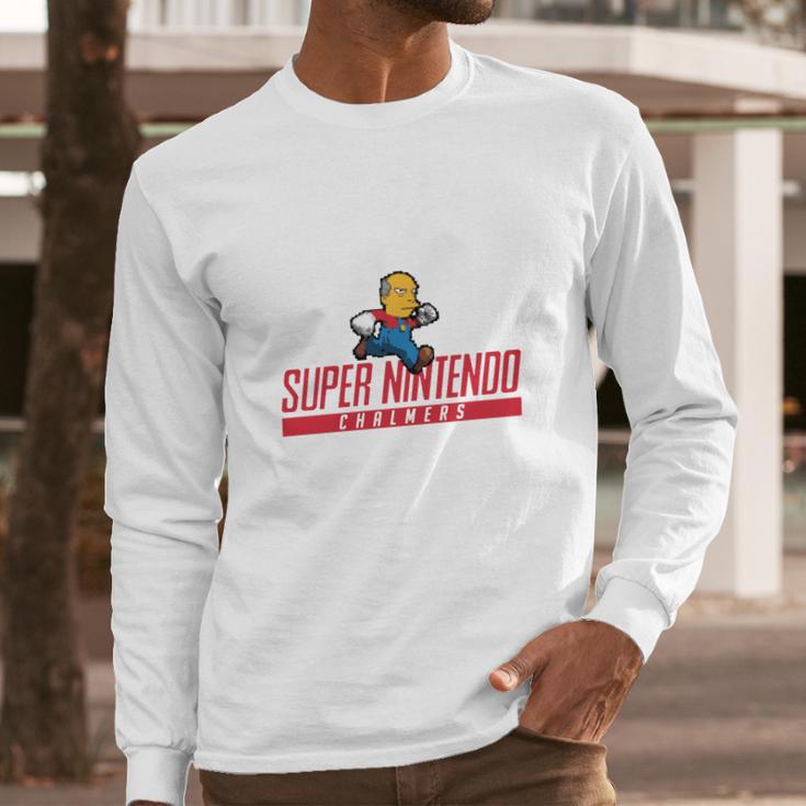 Super Nintendo Chalmers Long Sleeve T-Shirt Gifts for Him