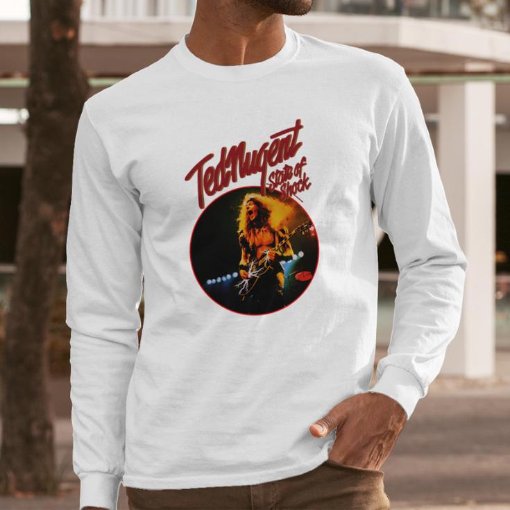 Ted Nugent State Of Shock Art Long Sleeve T-Shirt Gifts for Him