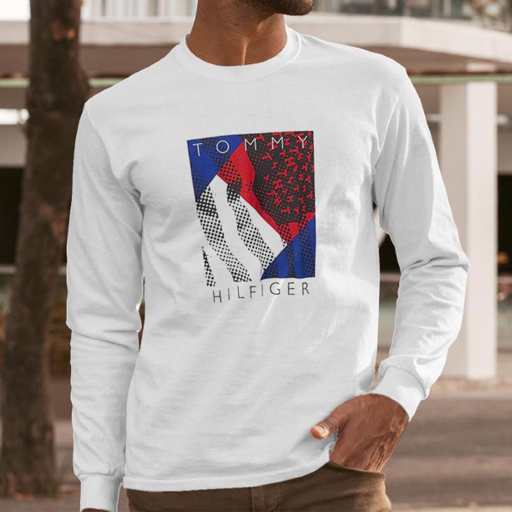 Tommy Hilfiger Mens Big And Tall Graphic Long Sleeve T-Shirt Gifts for Him