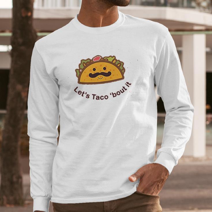 Trunk Candy Lets Taco Bout It Kids Tri Blend Long Sleeve T-Shirt Gifts for Him