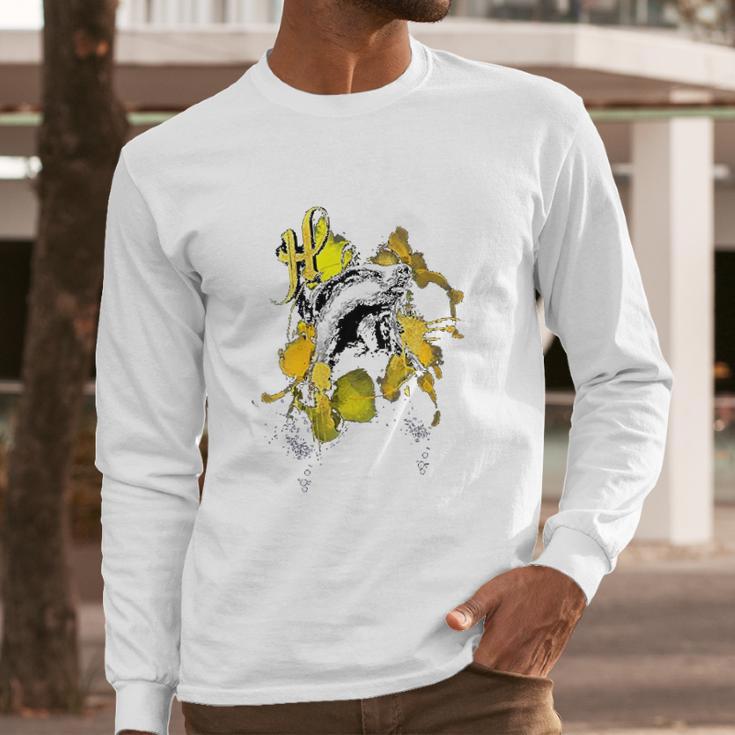 Urban Elegance Hufflepuff Badger Long Sleeve T-Shirt Gifts for Him