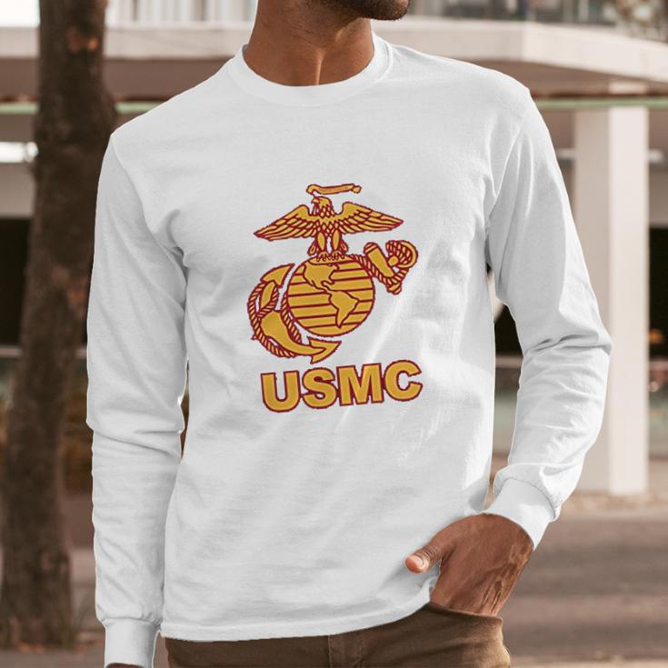 Us Marines Usmc Eagle Graphic Long Sleeve T-Shirt Gifts for Him