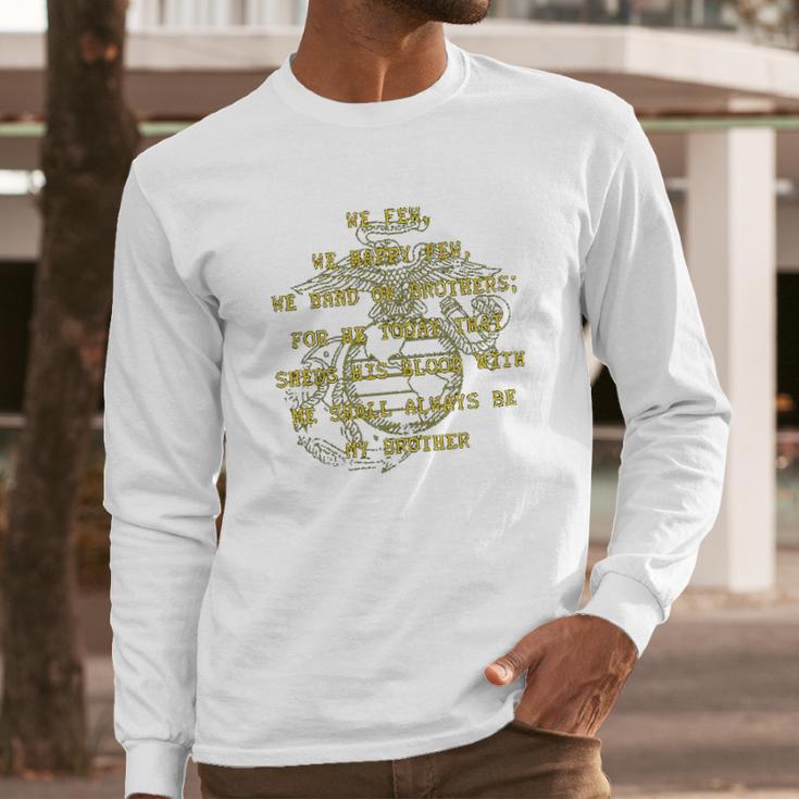 Usmc Band Of Brothers Long Sleeve T-Shirt Gifts for Him